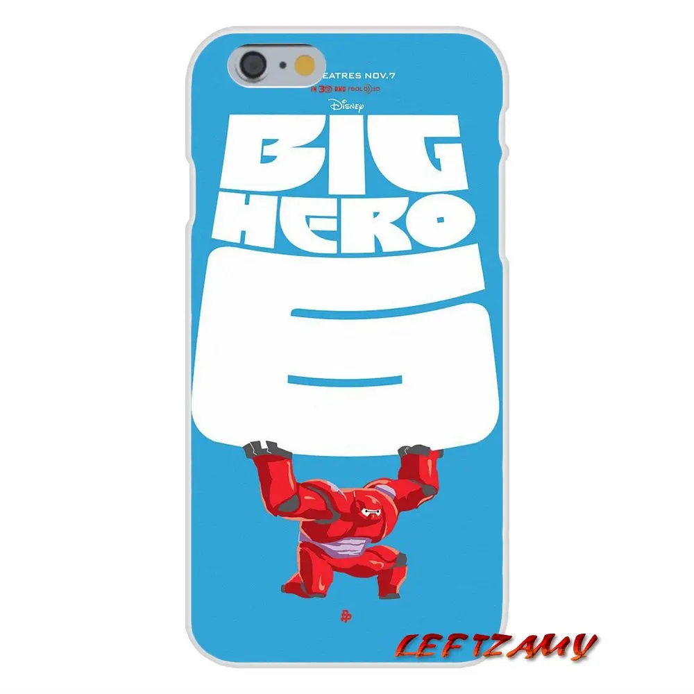 Accessories Phone Shell Covers cartoon movie Big Hero For iPhone X XR XS MAX 4 4S 5 5S 5C SE 6 6S 7 8 Plus | Мобильные телефоны и