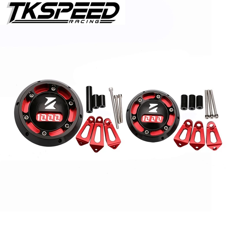 Motorcycle accessories Engine Stator Cover Engine Protective Cover Gray For KAWASAKI Z1000 2010- / Z1000SX 2011- Z 1000 - Цвет: red