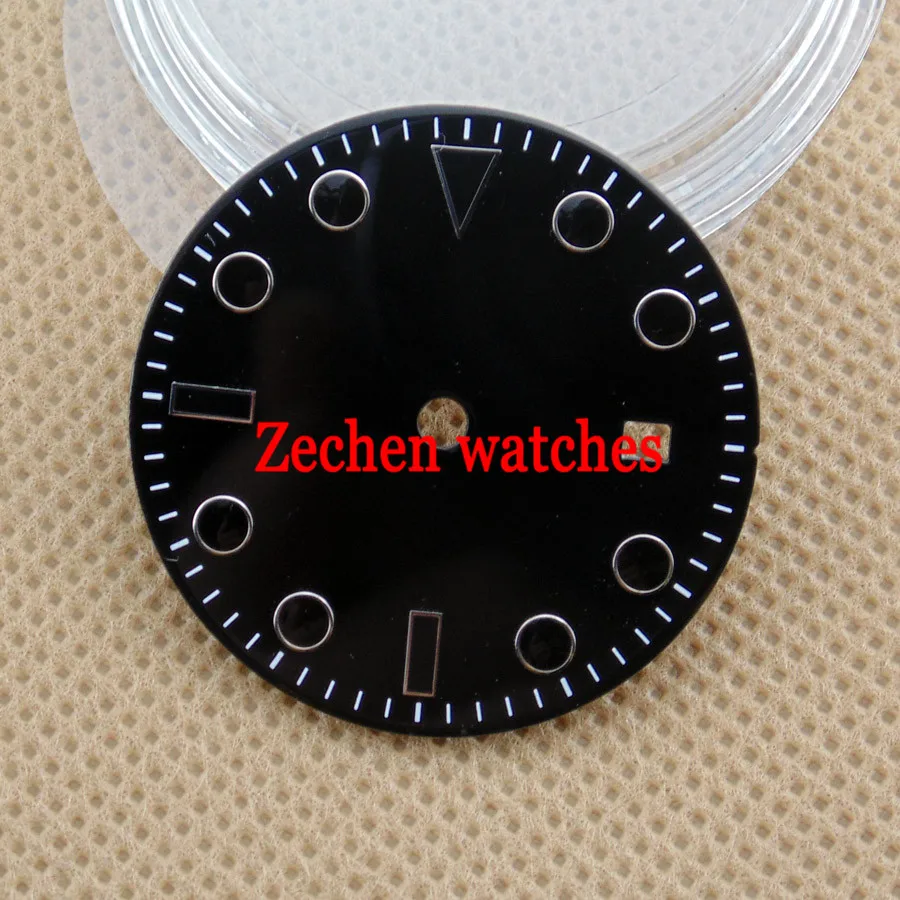28 5 мм/31 мм черный циферблат Bliger Fit Mingzhu dg2813/3804 Miyota 82 серии eta 2836/2824 Мода деловой