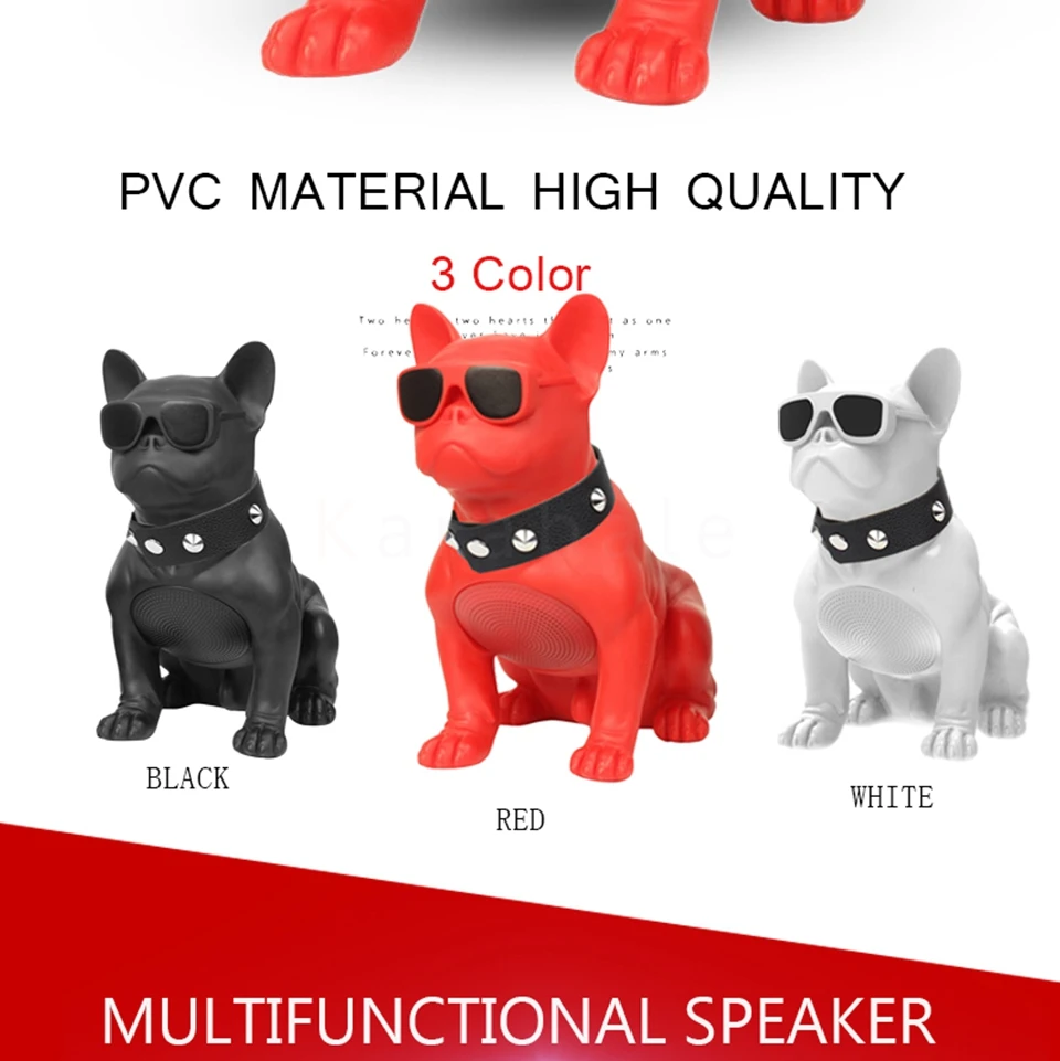 Беспроводная bluetooth колонка Bulldog переносная музыкальная стереоколонка для полной