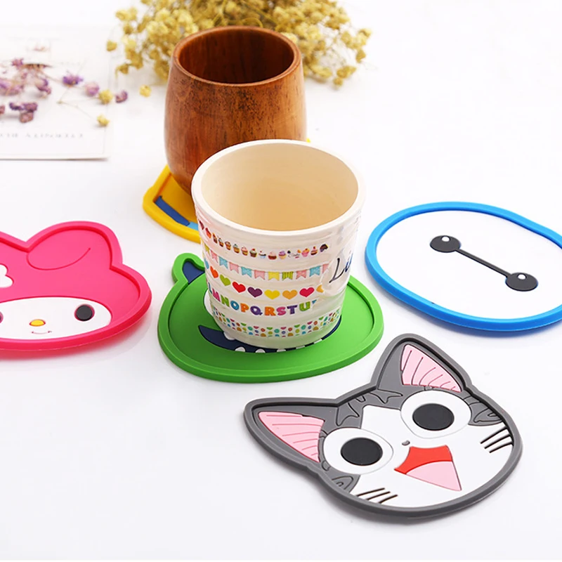 1 шт. новые силиконовые подставки для напитков компактные столовые приборы