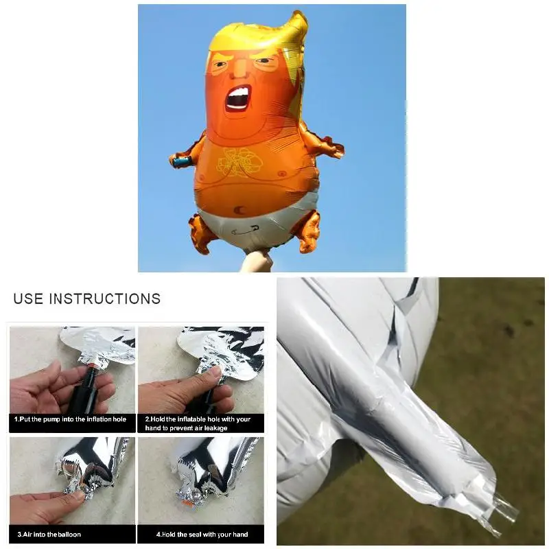 Angry Baby Trump фольги Воздушные шары смешные игрушки Дональд Трамп WXV