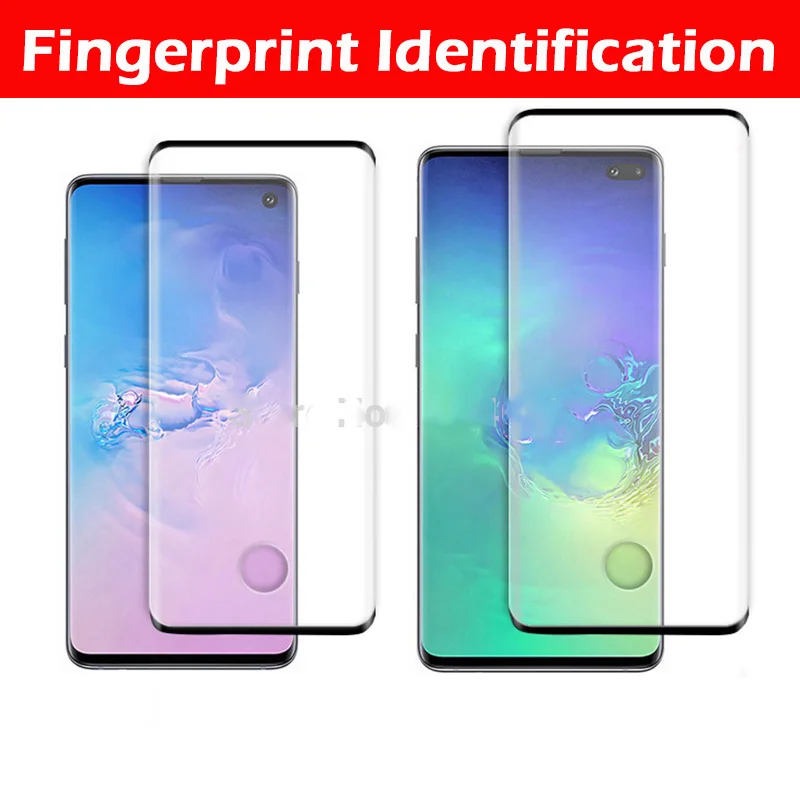 Закаленное 3d стекло с полным покрытием для Samsung Galaxy S10 Plus защита экрана со