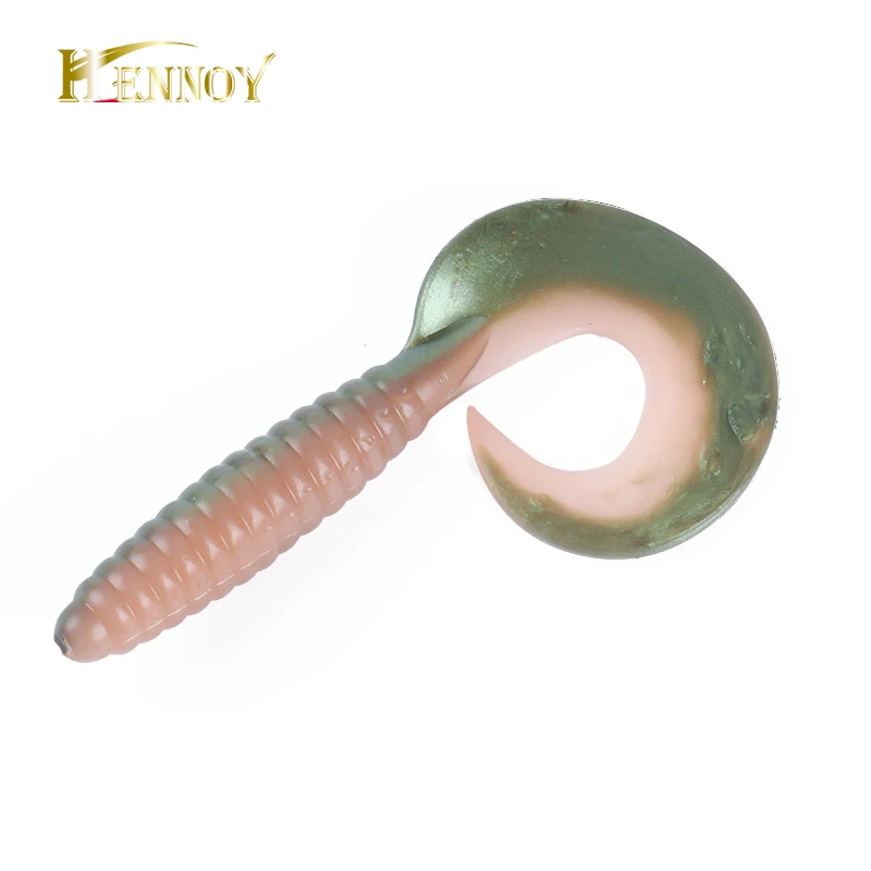 Hennoy 6 шт. мягкие приманки 7 см 3 2 г искусственная рыболовная приманка Shad Peche снасти