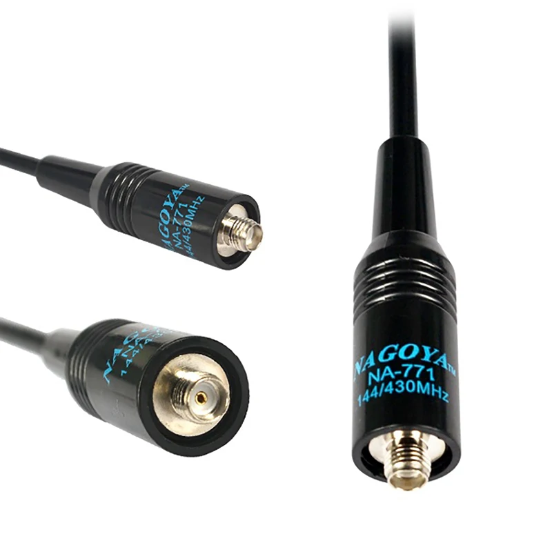 Bundwin Женская Двухдиапазонная гибкая антенна радио NA-771 NA771 SMA-F SMA VHF/UHF 144/430 МГц для