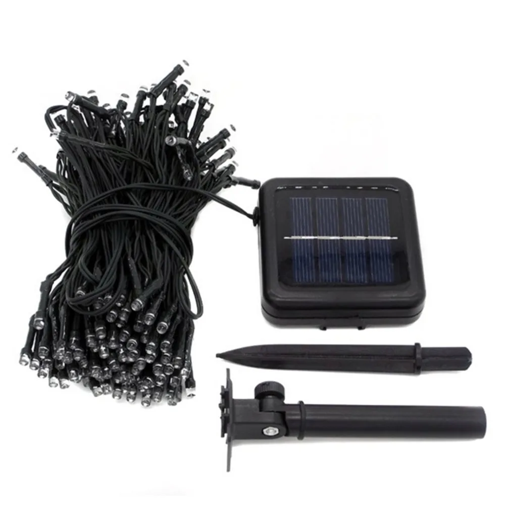 LED String Light with Solar Panel Waterproof Outdoor Christmas Decor Festival Fairy for Wedding Party | Лампы и освещение