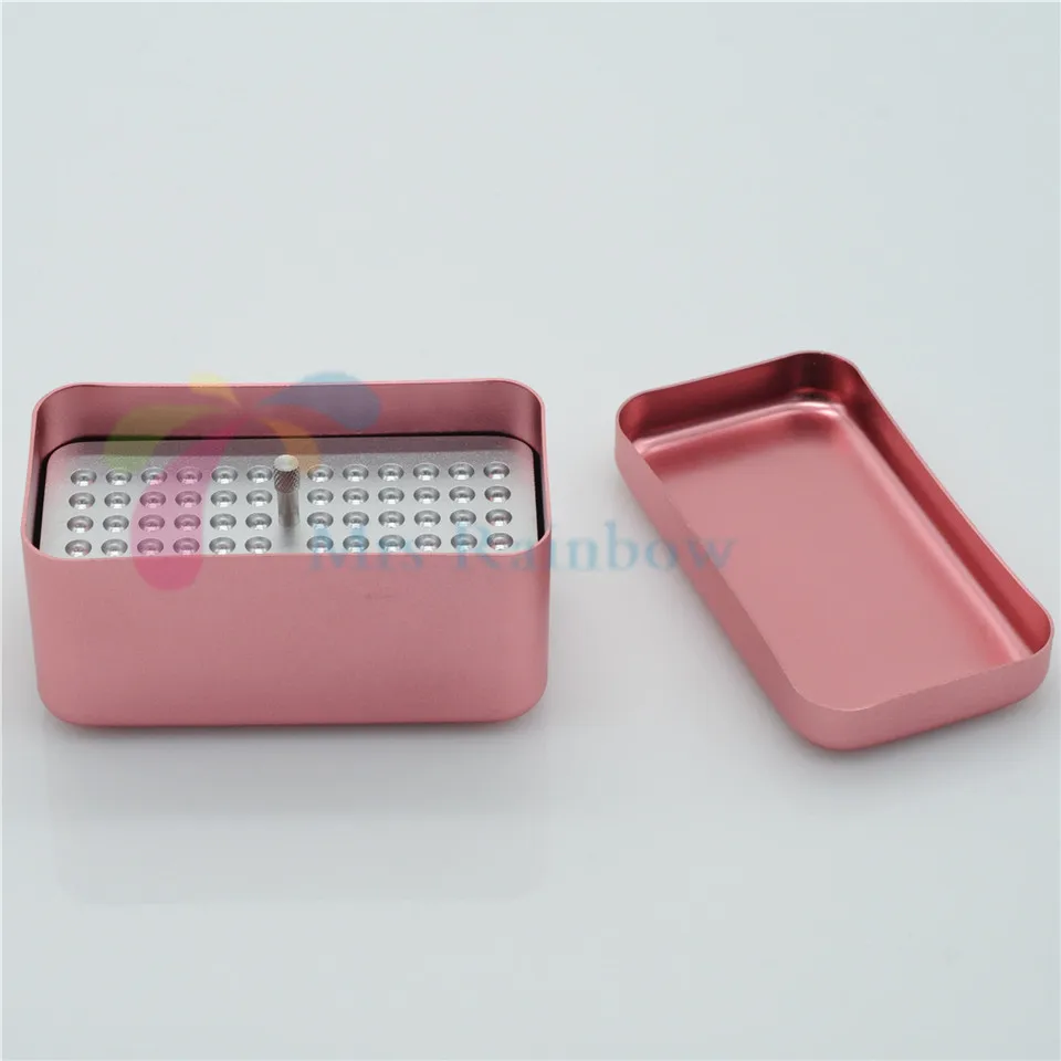 Стоматологическая лаборатория 60 отверстий автоклав Дезинфекция Burs Чехол