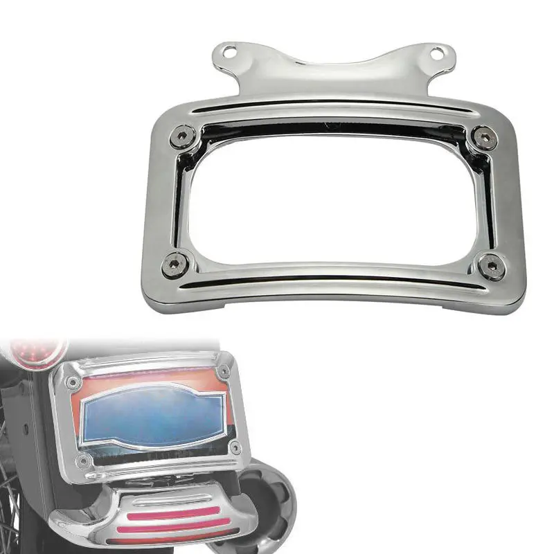 Хромированная рама для мотоцикла с алюминиевым слоем изогнутая рамка номерного
