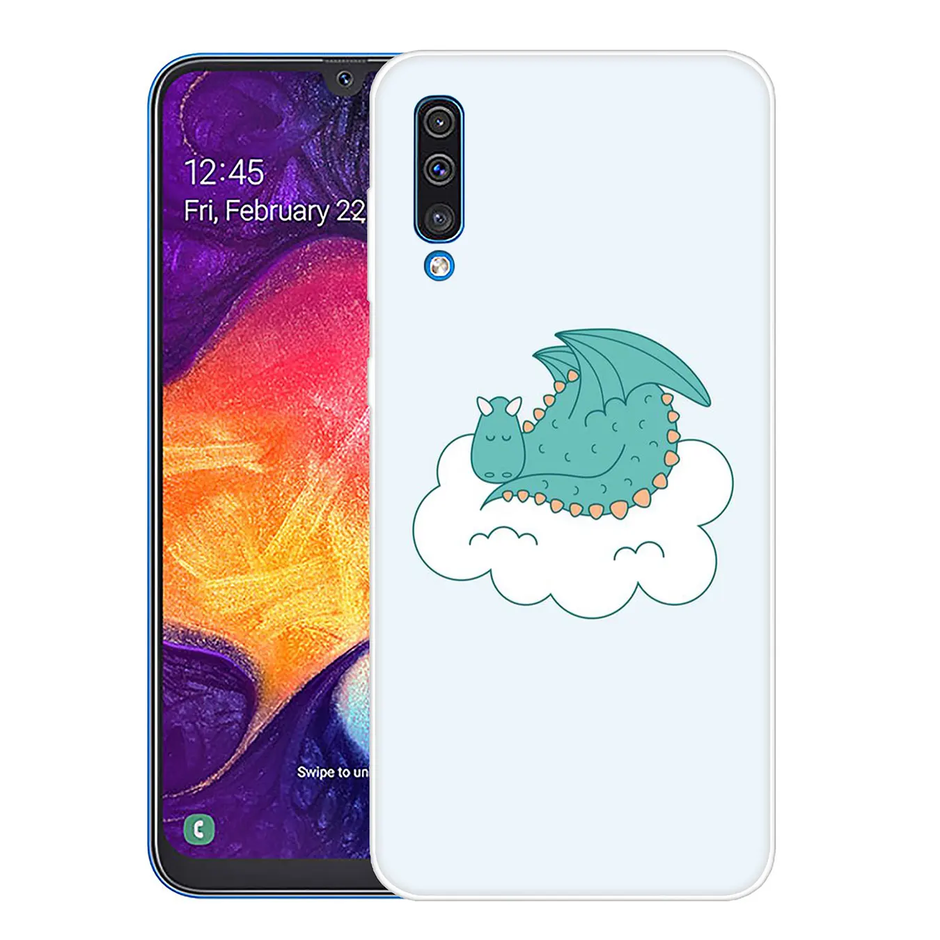 Твердый чехол для телефона Lavaza Anime lovely Cartoon Dinosaur Samsung Galaxy A10 A20 A30 A40 A50 A60 A70 M40 M30 M20 M10
