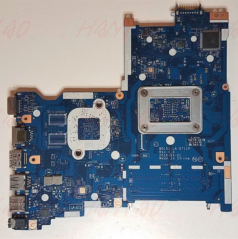 LA D711P для HP 255 G5 Series 858588 001 501 601 материнская плата ноутбука E2 7110 DDR3 Бесплатная