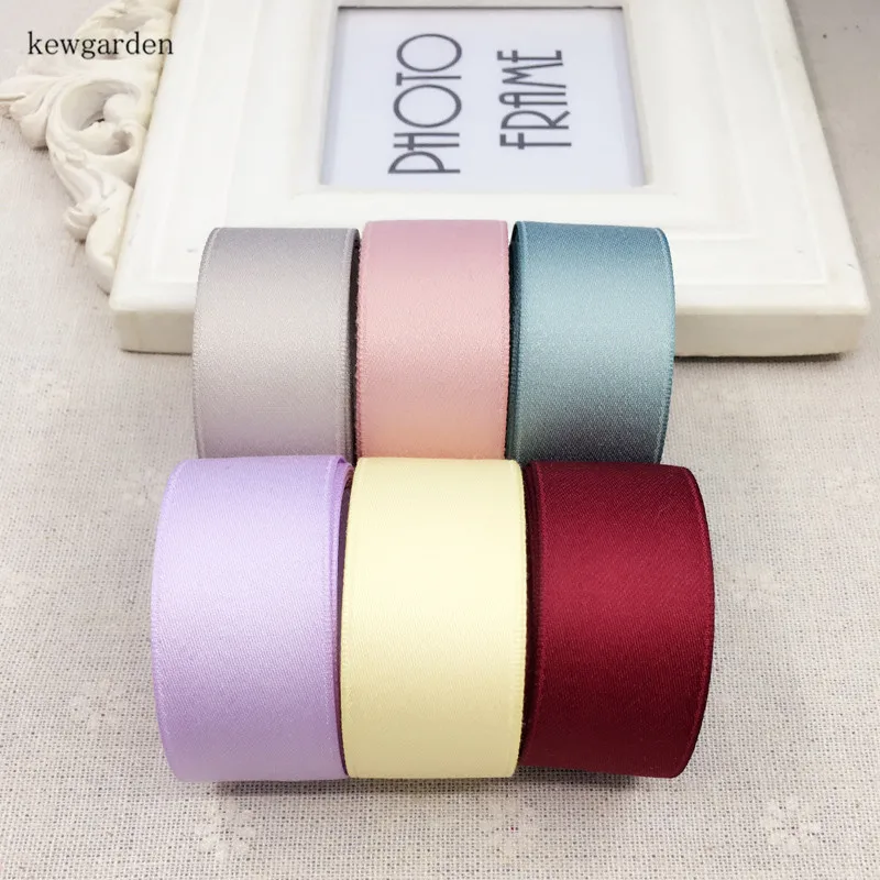 Kewgarden DIY брошь серьги аксессуары для волос атласные ленты матовая хлопковая лента