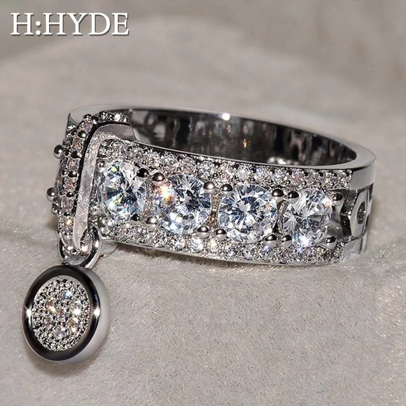Женское винтажное обручальное кольцо H:HYDE цвета розового золота с роскошным
