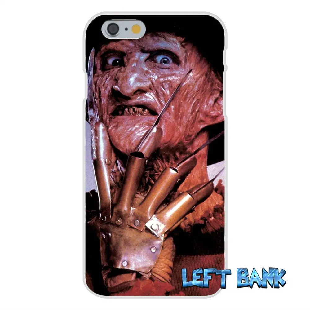 Мягкий силиконовый прозрачный чехол из ТПУ для Samsung Galaxy Note 3 4 5 S4 S5 MINI S6 S7 edge freddy krueger