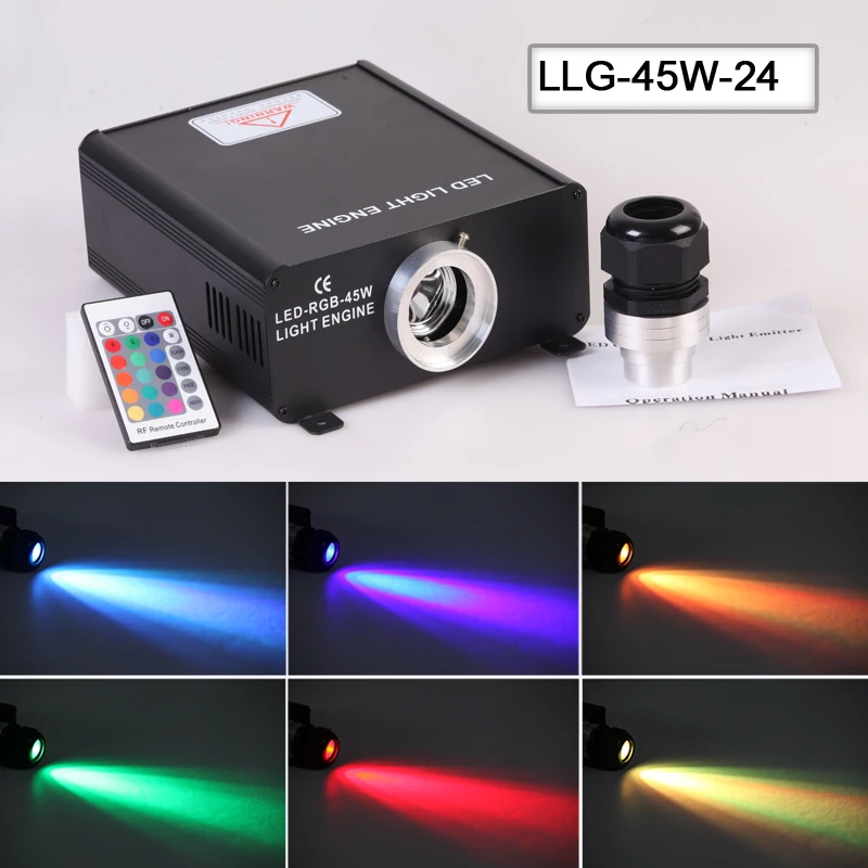 Бесплатная доставка rgb светодиодный волоконно оптический свет для бассейна Vova