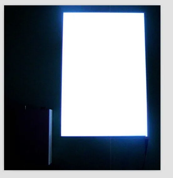 

12V DC Inverter white EL Panel Neon Glow Back Light Board A4 21cmx30cm