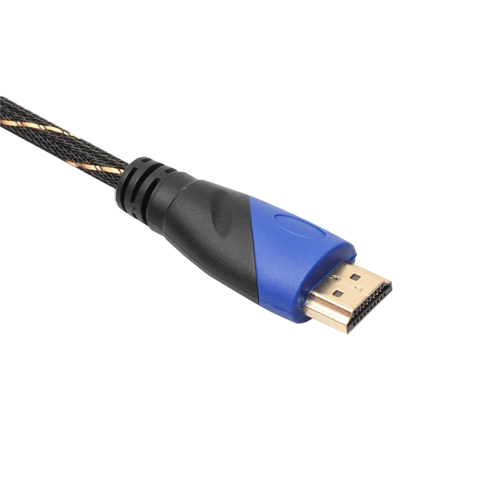 REXLIS нейлоновая оплетка кабеля HDMI 0 5 M 1 м 3 10 кабель 1080 P 3D для PS4 Xbox проектор HD ЖК