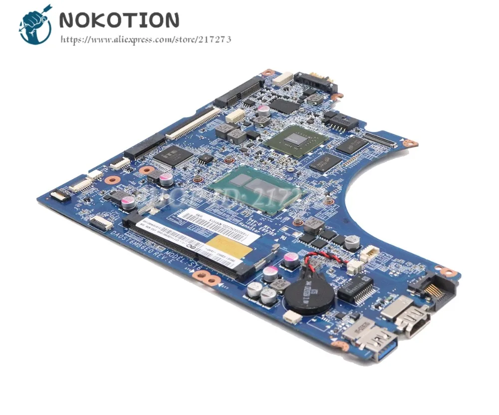 NOKOTION For Lenovo FLEX 14 14 inch Laptop Motherboard SR170 I5-4200U CPU GT 720M graphics DA0ST6MB6E0 MAIN BOARD