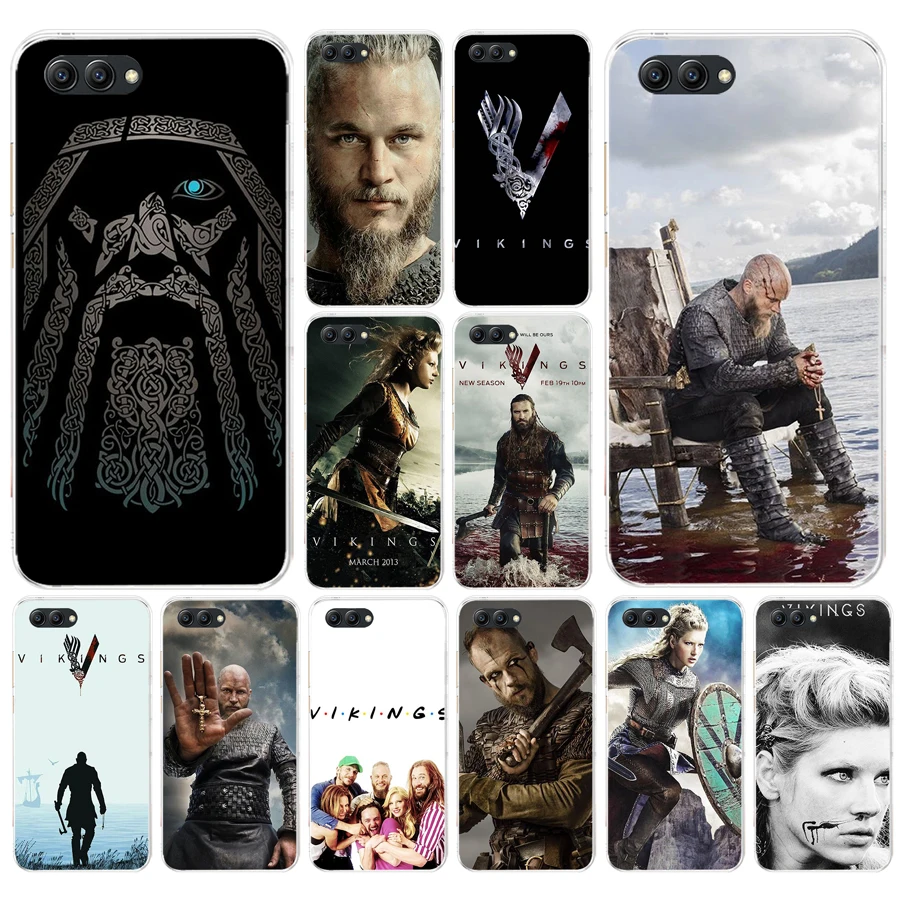 Чехол из мягкого силикона и ТПУ для Honor 9 10 huawei p10 lite y6 prime 2018 mate play p smart 009 vikings серия