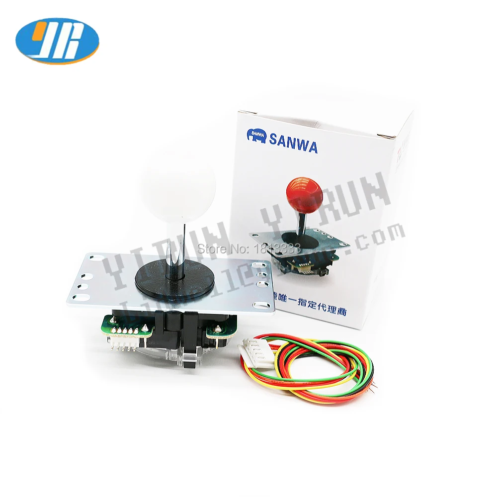 Sanwa японский аркадный джойстик JLF-TP-8YT с шариковой верхней частью и 5pin проводной аркадный джойстик