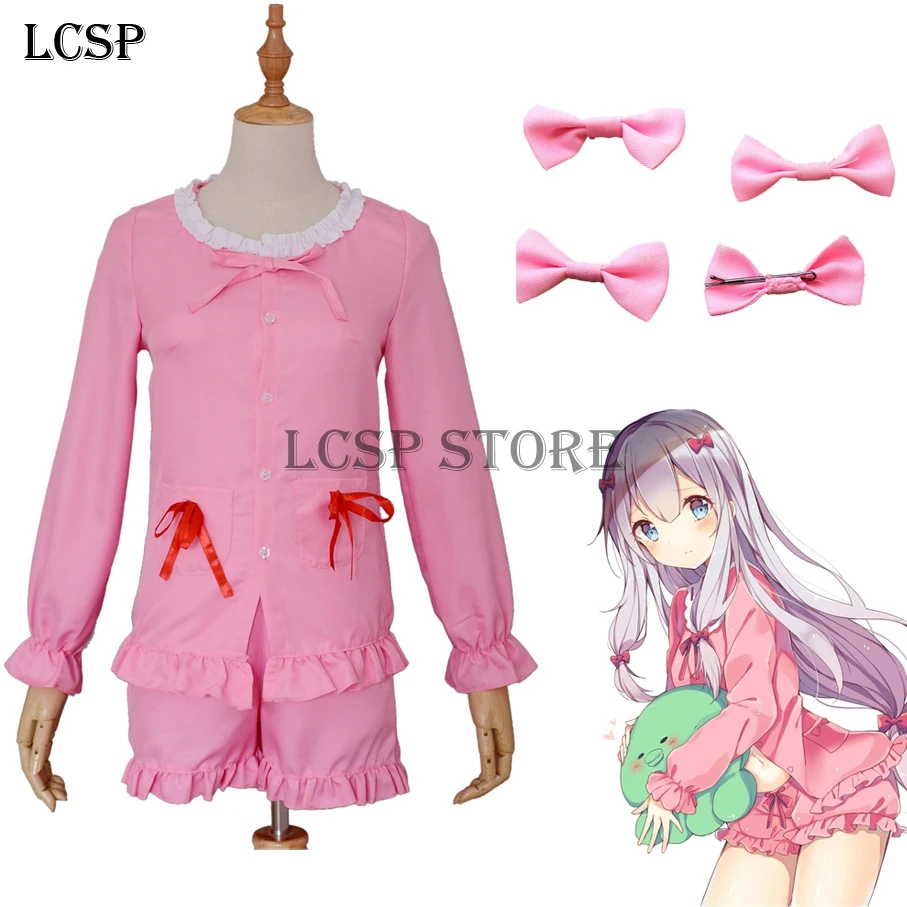 LCSP Eromanga Sensei Izumi Sagiri Косплей Костюм японский аниме взрослый розовый костюм