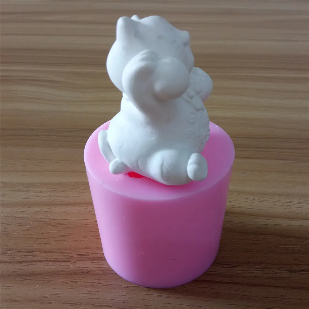 Силиконовая форма для мыла Fortune Cat формы свечей 3D поделок силиконовые прессформы |