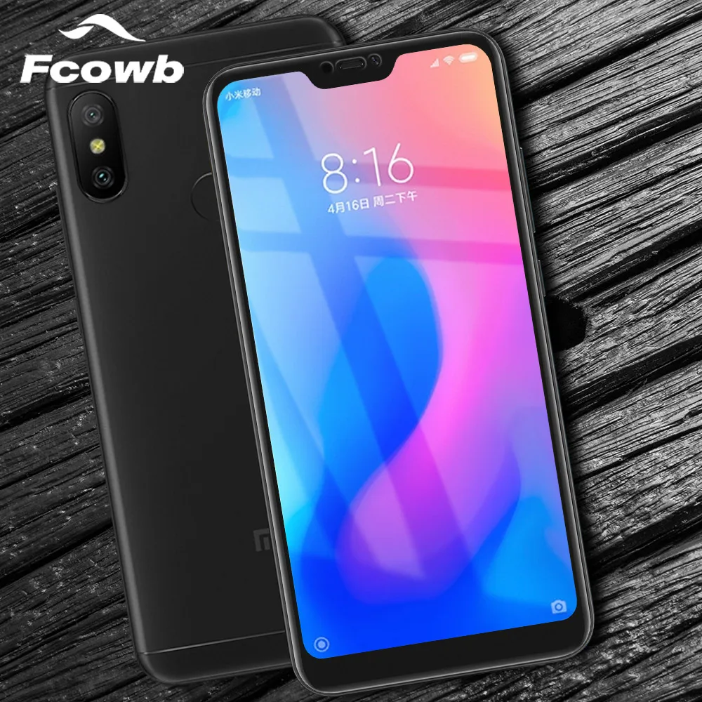 Стекло для Xiaomi Redmi 6 Pro закаленное 0 3 мм 5D 9 H полное покрытие Полный Экран протектор
