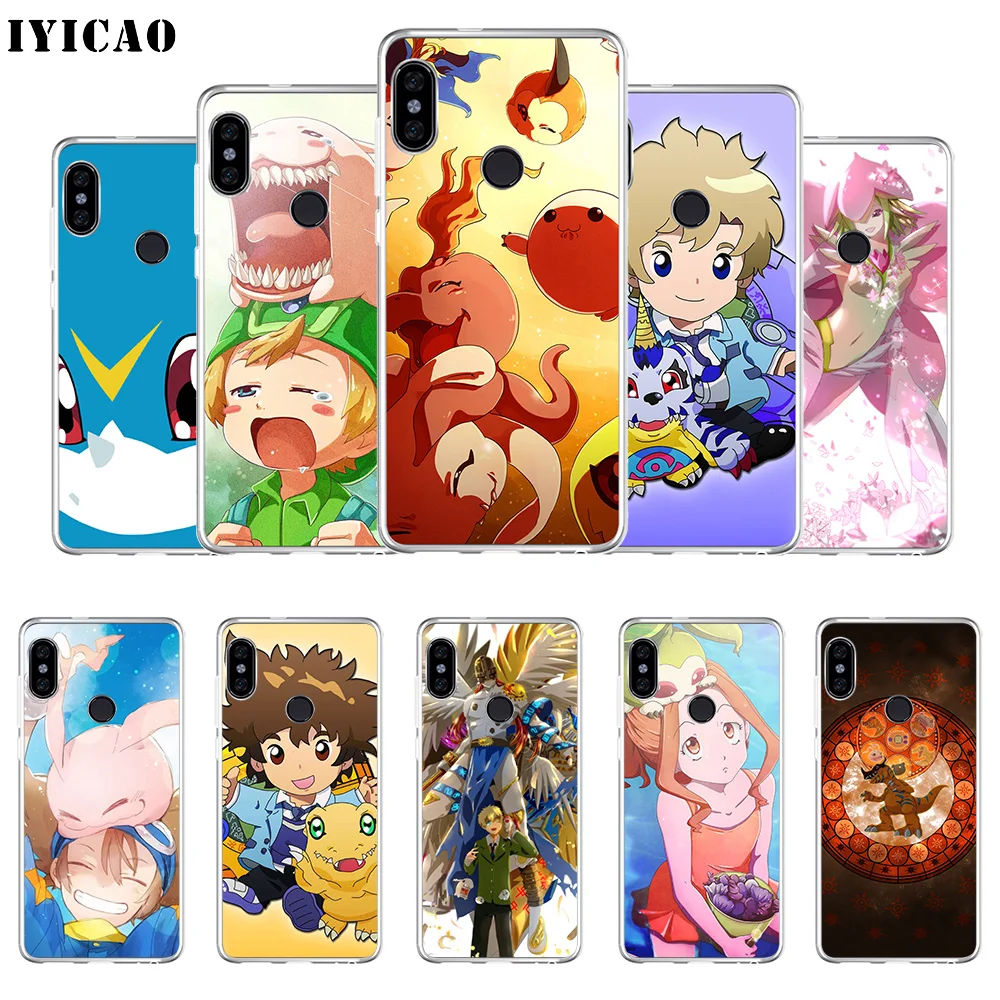 IYICAO мультяшный Цифровой Мягкий силиконовый чехол для телефона Xiaomi Mi 9 8 SE 6 A1 A2 Lite F1