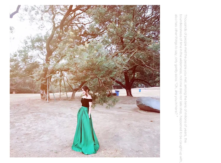 Robe de soriee Зеленое Длинное Вечернее Платье макси с открытыми плечами, бархатный топ, атласное вечернее платье, элегантное платье на шнуровке сзади Vestidos