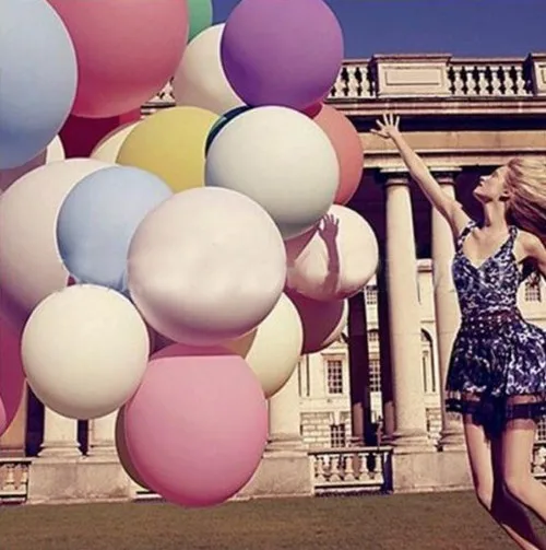 5 X гигантский большой баллон латекс день рождения свадьба ну вечеринку гелий