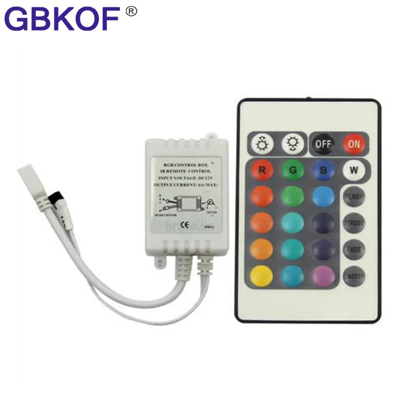 5 м 3528 Водонепроницаемый светодио дный Ленточные огни RGB лента набор 12 В 300 с