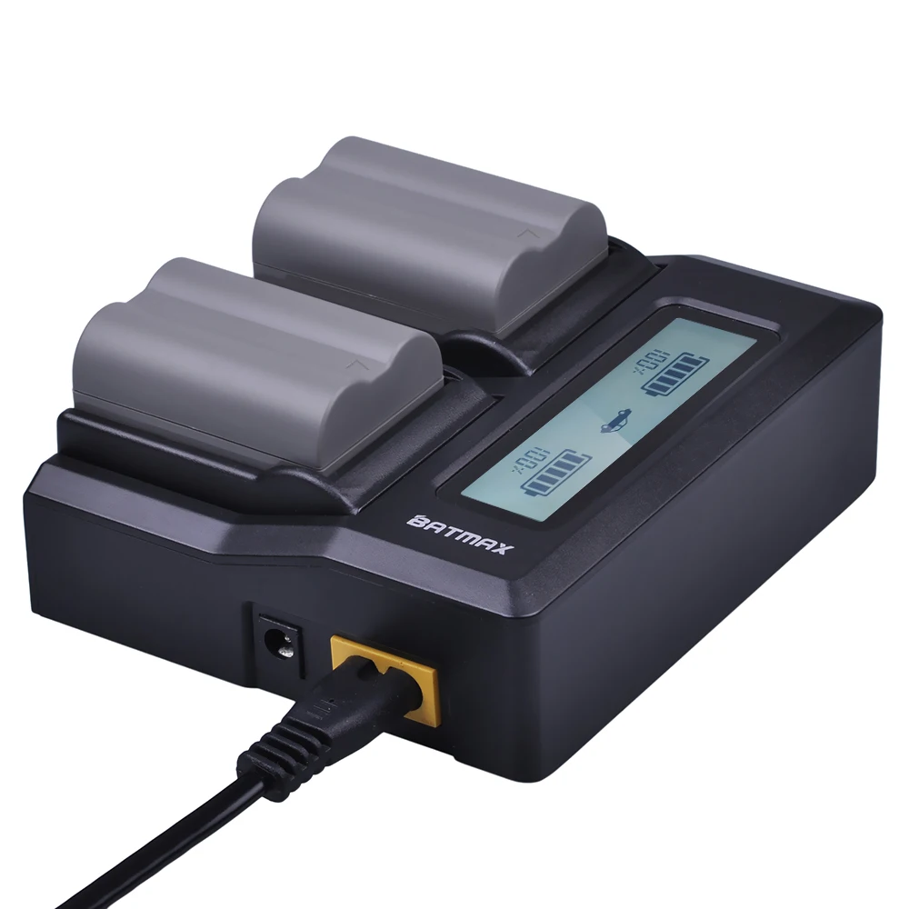 Batmax EN-EL3E EN-EL3A ENEL3E EN EL3A Rapid LCD Dual Charger for Nikon D50 D70 D80 D90 D100 D200 D300 D700 z1 | Электроника