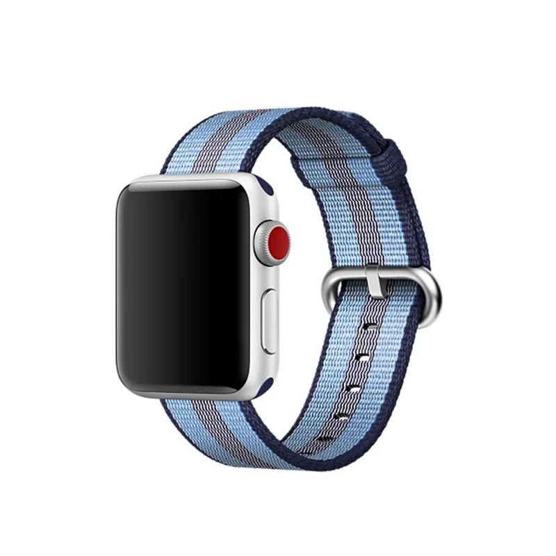Спортивный тканый нейлоновый ремешок для apple watch, 4 ремешка, 44 мм, iwatch, 42 мм, 40 мм, correa, 38 мм, браслет, ремешок для apple watch 5, 4, 3 - Цвет ремешка: 8
