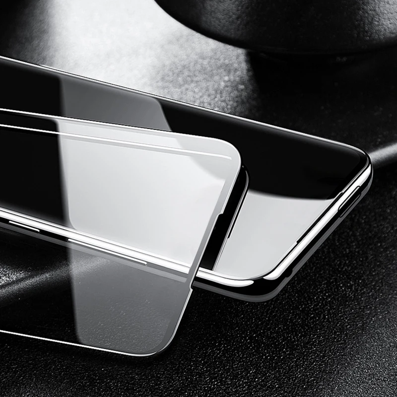 Закаленное стекло для oneplus 7 pro Полное покрытие one plus Защита экрана черная передняя