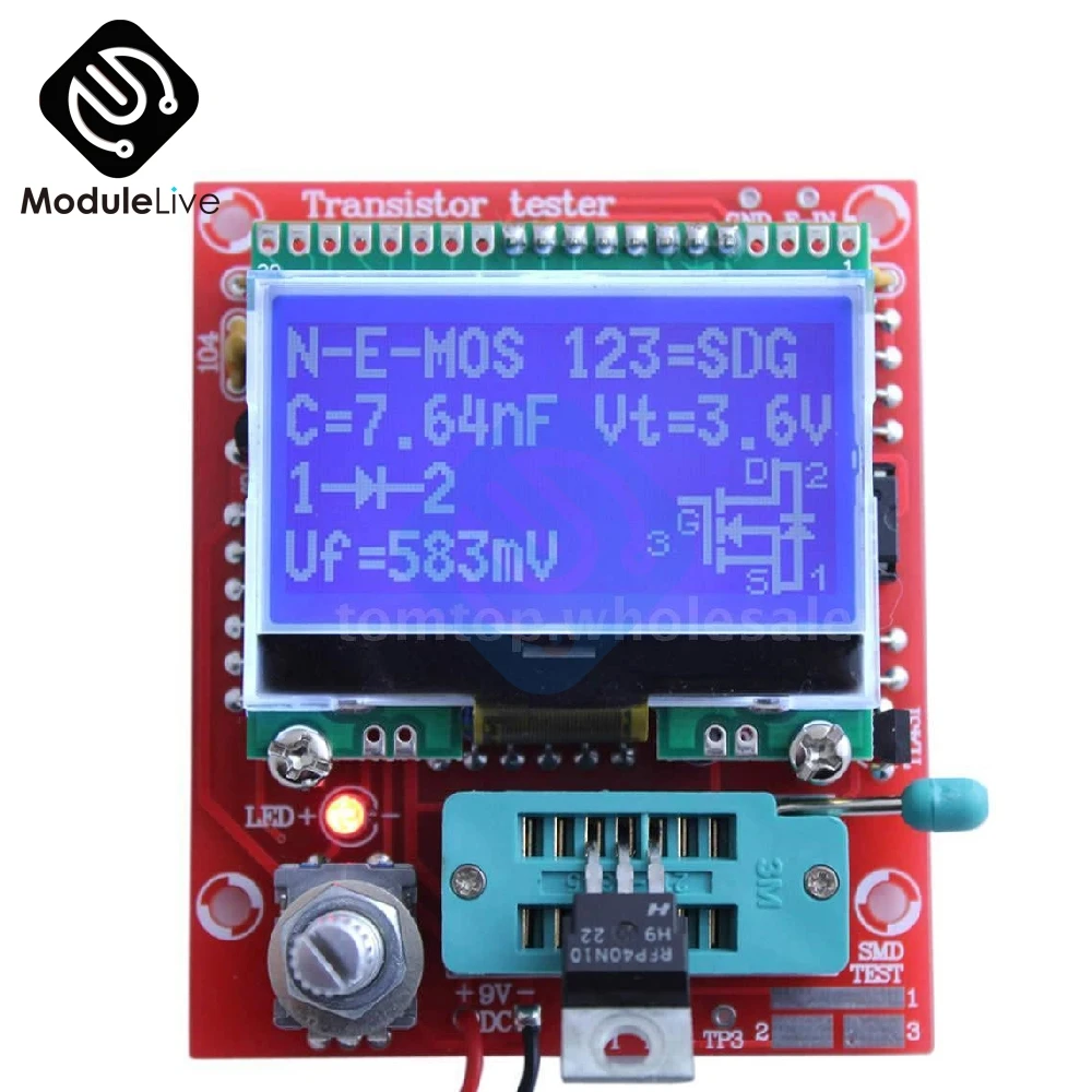 M328 LCD 12864 тестер транзисторов DIY Kit диодный Триод Емкость LCR метр|esr meter|esr meter diyesr lcr |