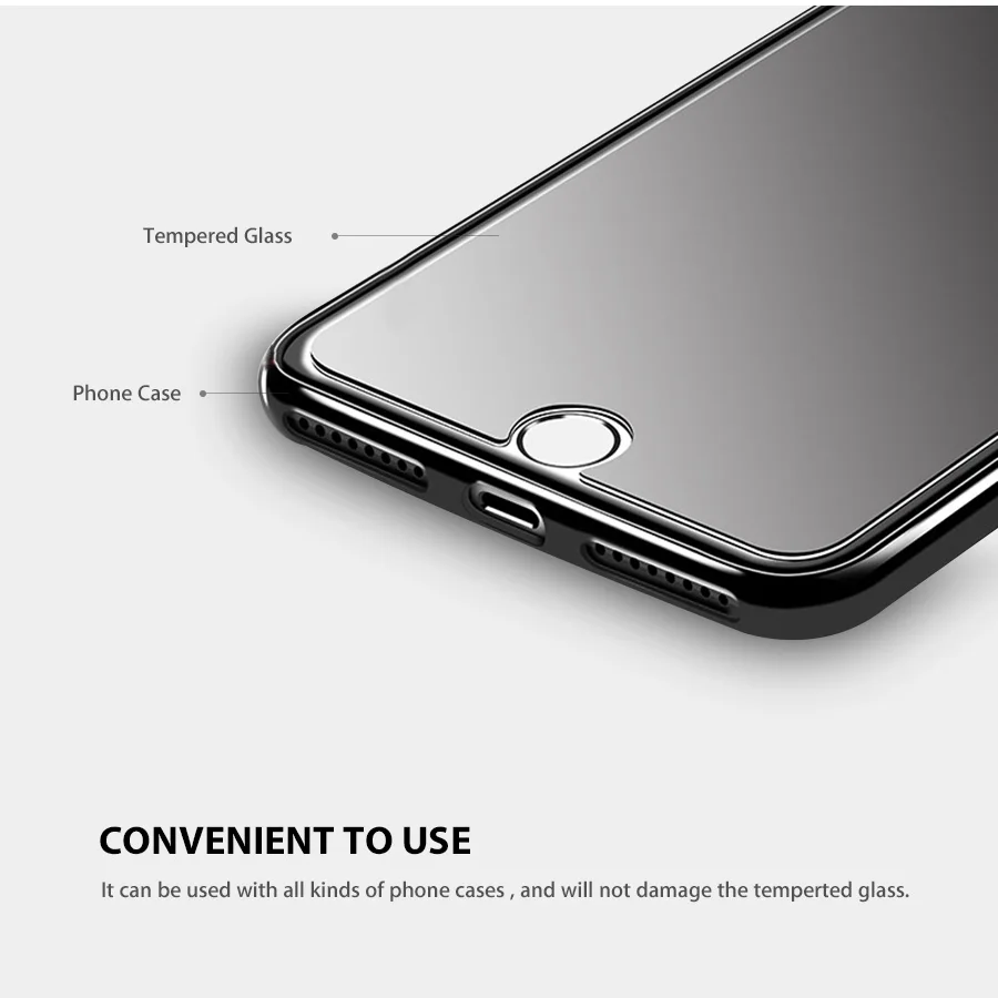 G. D. SMITH оригинальный 2 шт протектор экрана из закаленного стекла для iPhone 7 8 Plus