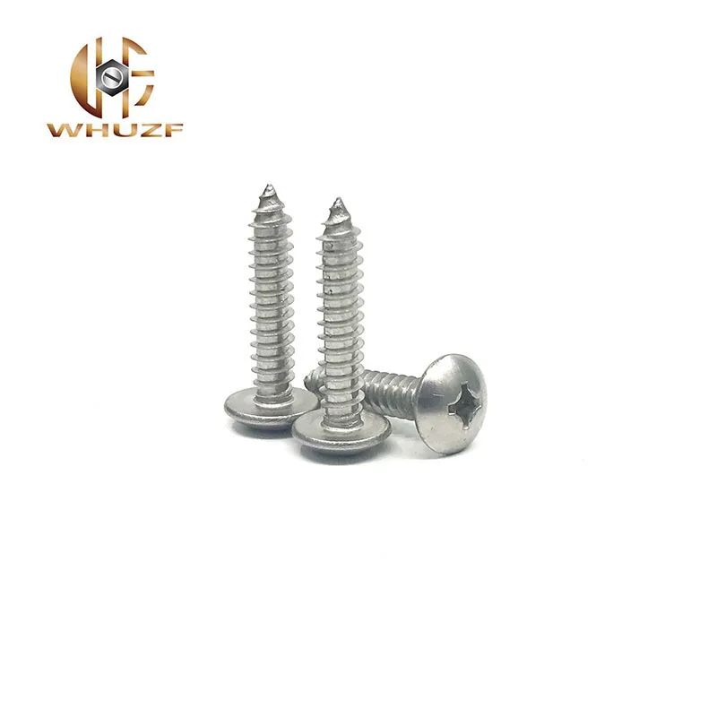 20 шт. M6 * 16/20/25/30/35/40/45/50/60/70/80 мм 304 саморезы из нержавеющей стали большой гриб с