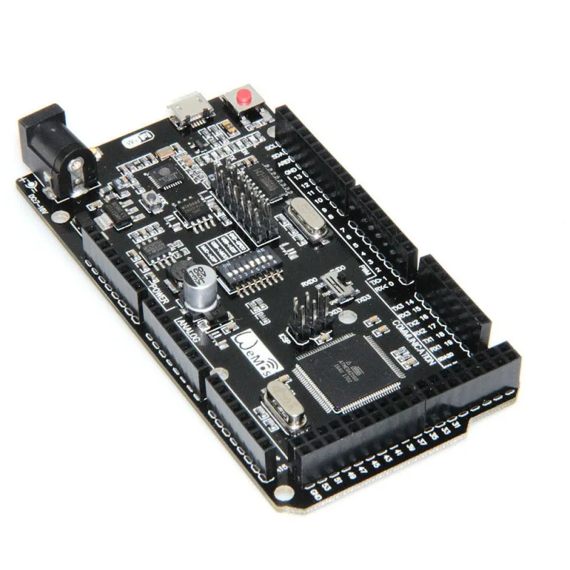 Mega + WiFi R3 ATmega2560 ESP8266 32 Мб USB-TTL памяти CH340G Модуль Автоматизации для Arduino NodeMCU |