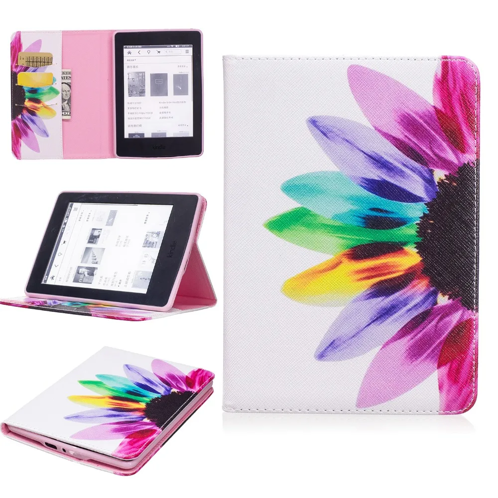 Чехол для планшета fundas чехол Kindle Paperwhite 1 2 3 2013 2015 2016 6th Generation + держатель карт| |