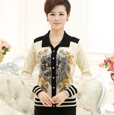 Новые Женские Свитера и Пуловеры 2016 Зима Случайные Свитер Топ Плюс Размер Винтаж