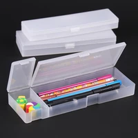creative stationery pencil case transparent frosted gift school pencil box pencilcase pencil bag school supplies