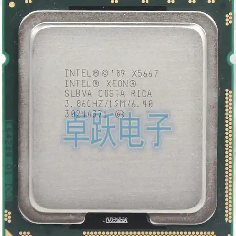 Процессор Intel Xeon X5667 3,06 ГГц LGA1366/12 МБ L3 95 Вт кэш/четырехъядерный серверный процессор
