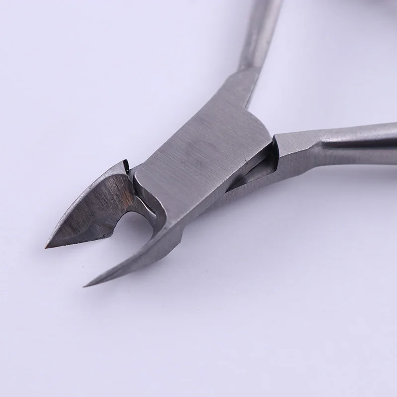 Пружинные кусачки для кутикулы и ногтей из нержавеющей стали щипчики удаления