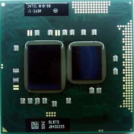 ЦП intel для ноутбука i5 560M 2 66 ГГц до 3 кэш МБ K0 PGA988 Turbo Boost PGA официальная версия 35 Вт