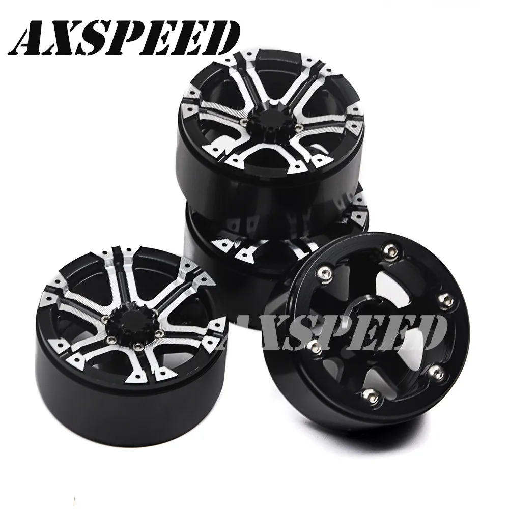 Новое поступление 1 9 дюйма черный сплав Beadlock колесные диски для AXIAL SCX10 D90 CC01 1/10 RC