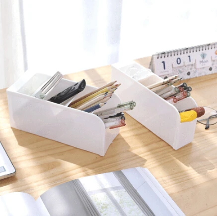 Hollow Desk Organizer Desktop Office Pen Pencil Case Holder Makeup Storage Box | Дом и сад