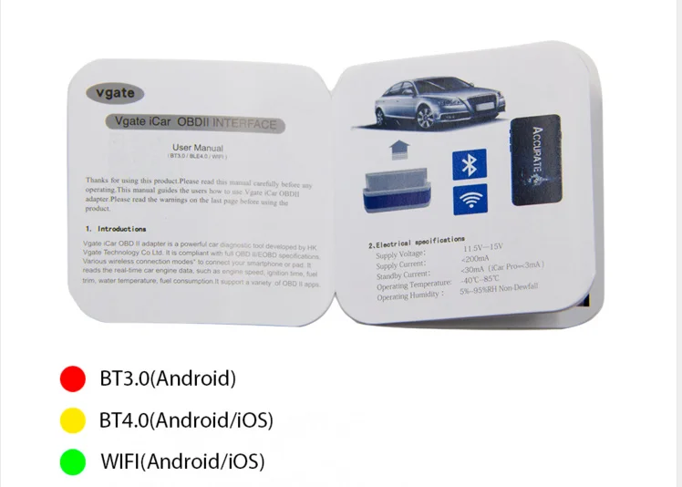 Vgate ELM327 Bluetooth OBD2 сканер для Android Крутящий момент Vgate iCar Pro Bluetooth 3,0 ELM 327 V2.1 автомобильный диагностический инструмент