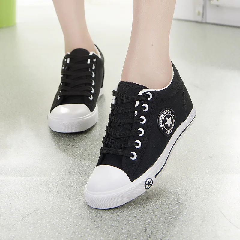 

JUNSRM Shoes White Denim Sneakers Basket Femme Casual Shoes tenis feminino High Top Flat Shoes Trainers Women Zapatos Mujer