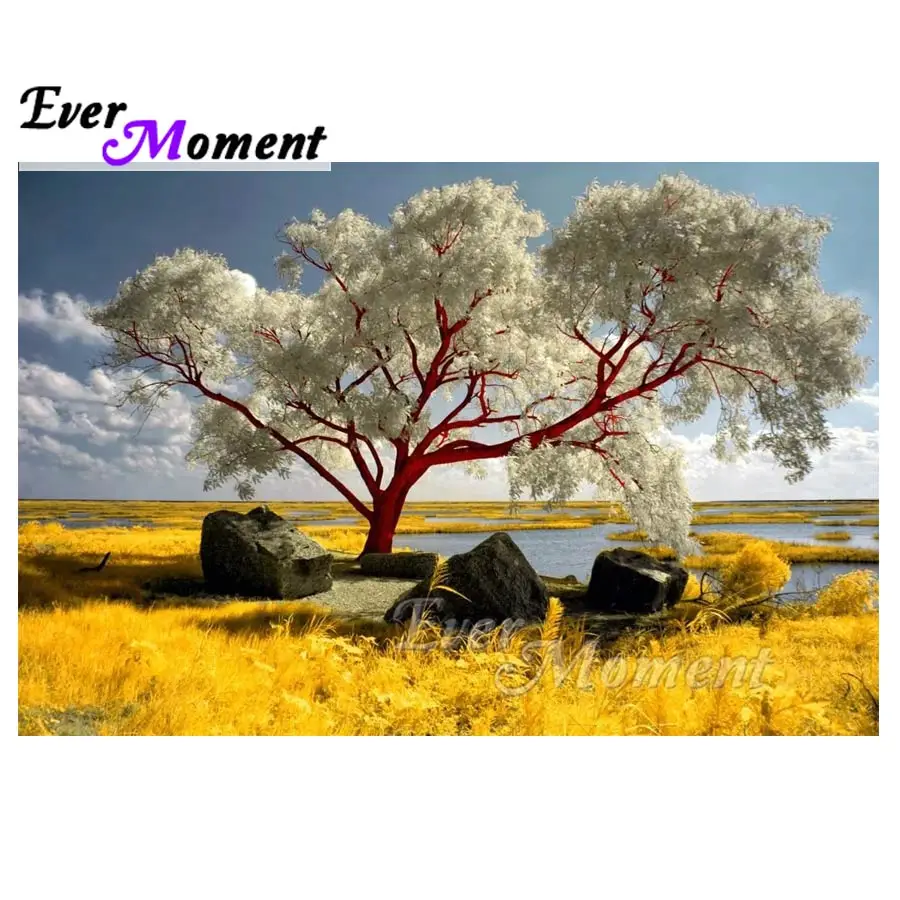 

Ever Moment Tree Diamond Painting Handmade Picture Mosaic Full Square Drill 5D DIY Diamond Embroidery Needlework S2F1221
