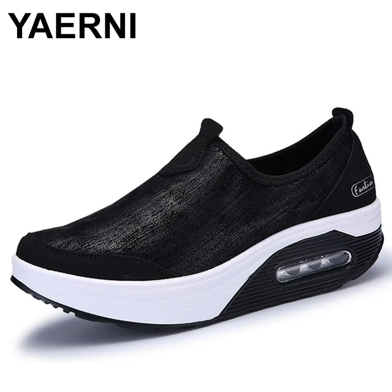 YAERNI/Женская обувь на платформе Сезон весна-лето Женские лоферы плоской подошве
