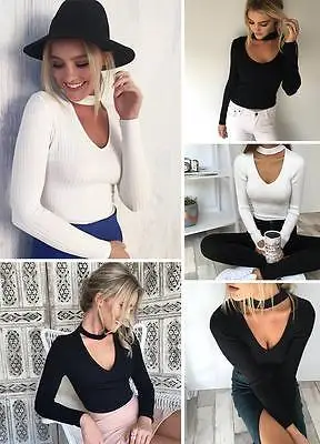 Женская трикотажная блузка с V образным вырезом и длинным рукавом|shirt motorcycle|blouse